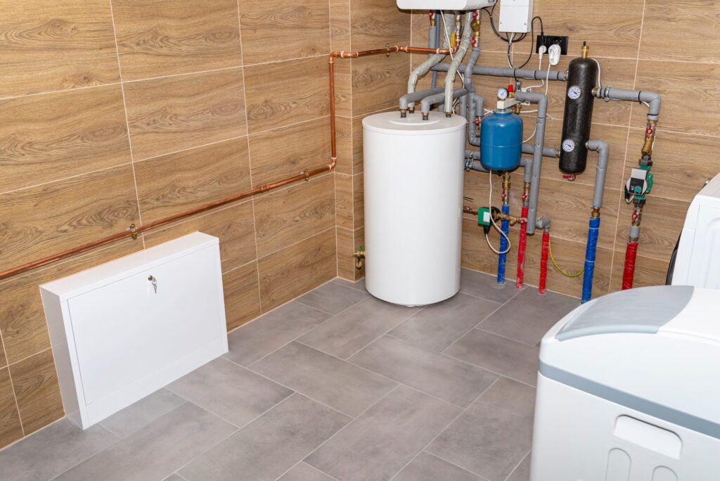 Residential water heater and plumbing system installed in Cocoa